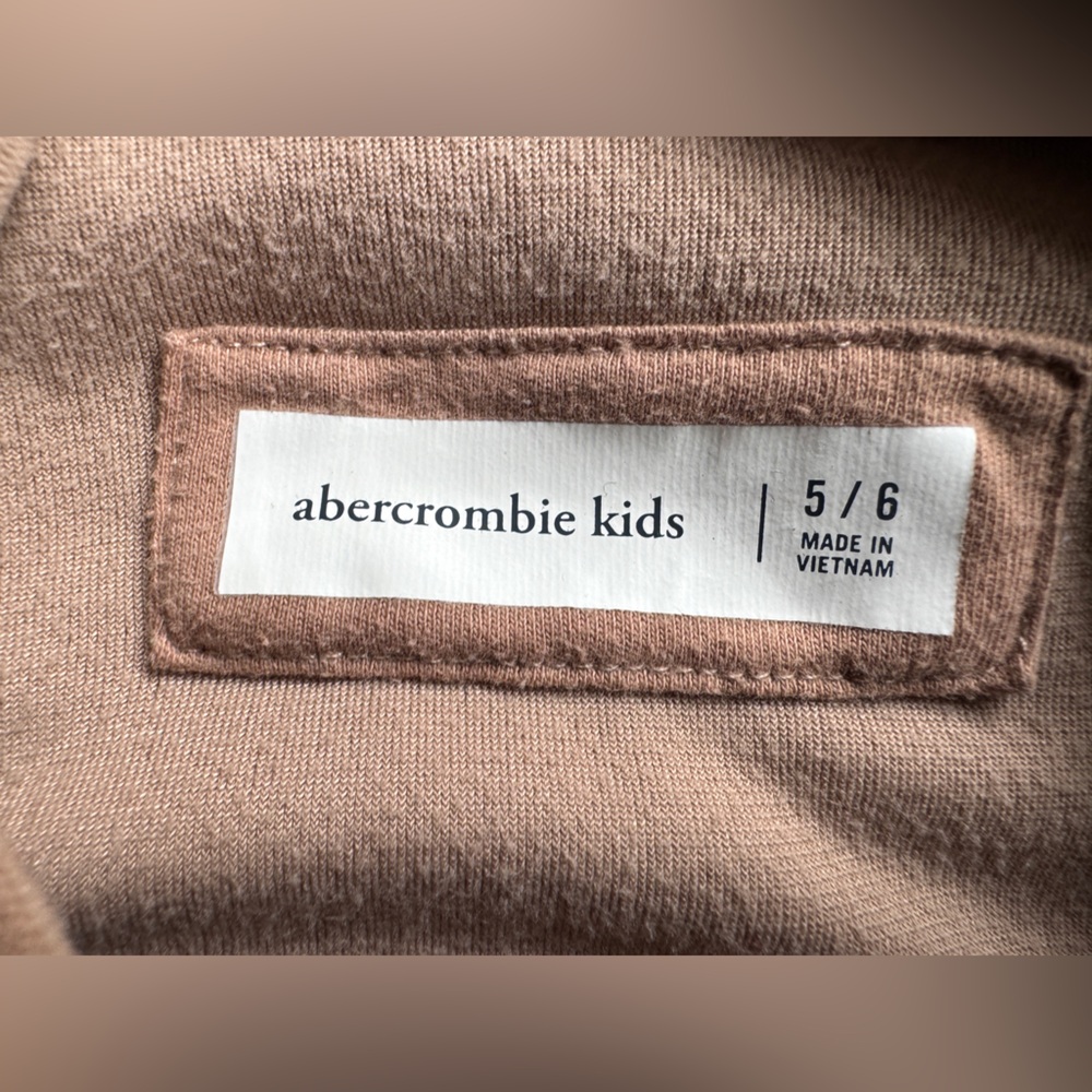 Abercrombie Kids Tan Hoodie - Picture 2 of 2